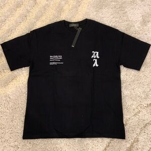 Amiri Wes Lang Altered Sacrifice Black T-Shirt for Men Size Large